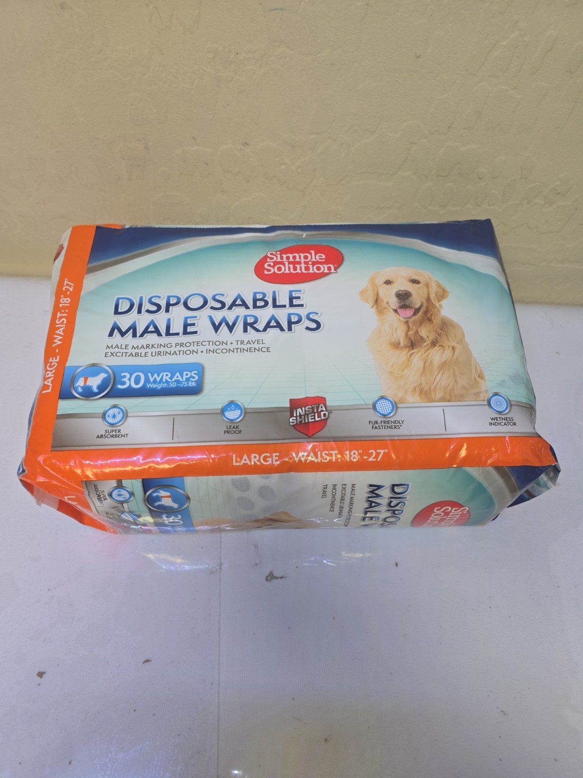 Lot of 6 Pet Supplies Dog Diapers Wraps Muzzle Cat Litter Box Guinea Pig House photo 2