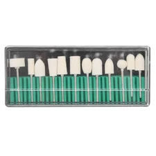 12pcs Wool Felt Nail Grinding Polishing Head Nail Drill Bits Set Accessory