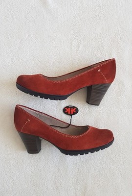 Jana Pumps, Gr. EU 38, UK 5, US 7, Weite G, Echtlederschuhe, antishokk