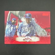 Topps Stadium Club 2025 Bobby Witt Jr. Red Foil #6 Kansas City Royals
