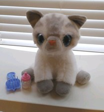Zuru Pets Alive Smitten Kitten Bonnie Interactive Cat 6  Plush Tested  Works
