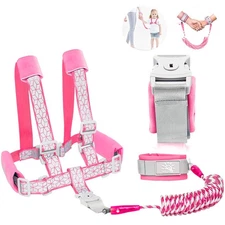 Toddler Leash Anti Lost Wrist Link for Toddlers Harness with Lock Safety