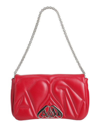 McQueen - Women - Leather Flap bag - Red