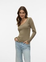 Strickpullover Vero Moda Vmwillow Damen, GrößE M, Grau, Baumwolle
