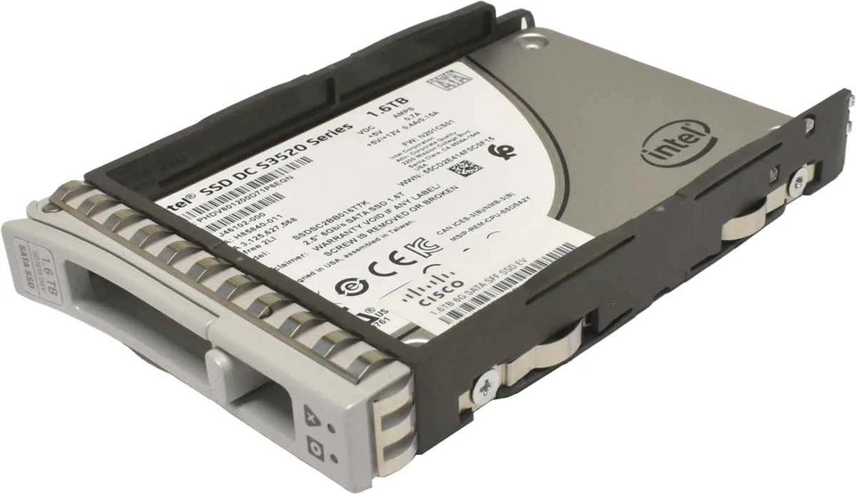 Cisco Intel DC S3520 Series 1.6TB 2.5" 6G SATA SSD UCS-SD16T61X-EV Server - Bild 4 von 4