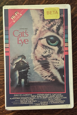 BETAMAX TAPE~ STEPHEN KING'S CAT'S EYE~ 1985