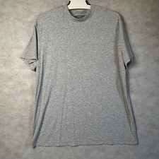 LOFT Sleep Grey Ribbed Bike Short Pajama Top Size M