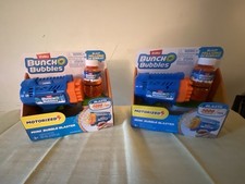 Kids Bubble Gun Bunch O Bubbles Blaster Mini Zuru 3000 Bubbles 2 of them