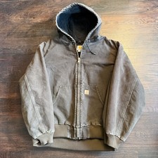 Vintage Carhartt J130 Dkb Fleece Lined Active Jacket 3xl