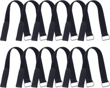 18 inch Extend Cable Strap and Adjustable Securing 1 x 18 in, Black