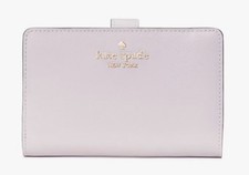 Kate Spade Medium Bifold Wallet Pale Amethyst 
