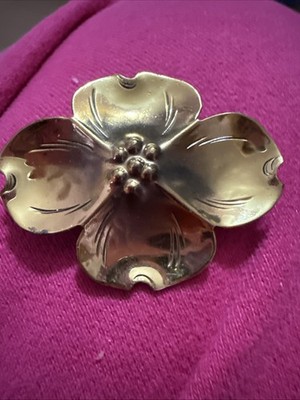Vintage Dogwood Bloom Brooch