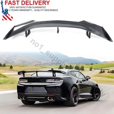 Rear Wing Trunk Spoiler For Chevy Camaro ZL1 1LE Style 2016-23 Carbon Fiber Look
