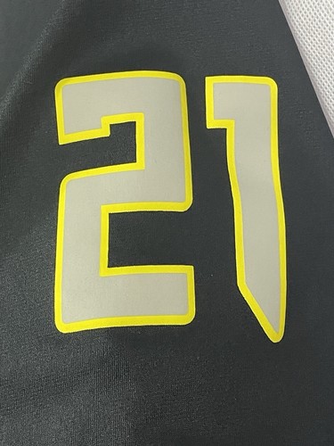 Nike Oregon Ducks Football Jersey #21 DeJuan Riggs Men’s Size XXL 2XL Black - Picture 8 of 22