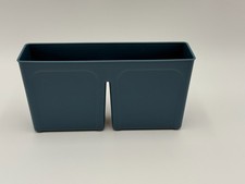 Magnetic Storage Bins, 8inX2inX4in, Blue