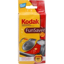 Kodak FunSaver 35mm Camera with Flash Single-Use, 27 Exposures