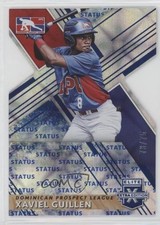 2019 Panini Elite Extra Edition Status Blue Die-Cut 73/75 Xaviel Guillen s3g