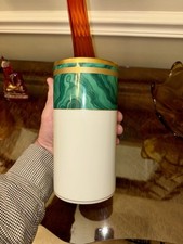Vintage Christian Dior Rosenthal Malachite Vase &ndash; Fine Porcelain, Japan