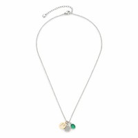 Leonardo Jewels Facilita Halskette Hals Kette Edelstahl Zirkonia Mehrfarbig 40