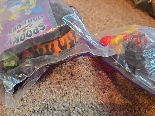 Burger King The Simpsons Spooky Light-Ups 2001 Complete Set Of 15, Sealed Toys - Picture 8 of 12