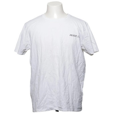 Hugo Boss, T-shirt, Größe: XL, Weiß, Einfarbig, Herren #cAt