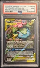 ⭐PSA 9 Venusaur & Snivy GX SM229 ⭐ Tag Team Black Star Promo Sun & Moon Pokémon