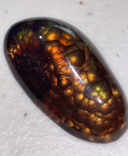 Hochwertiger polierter Feuerachat 6,2 Gramm Cabochon - Bild 6 von 9