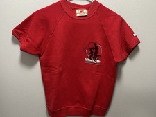 Vintage Men s Small Russell Athletic 70 s Rain City Run Short Sleeve Sweatshirt