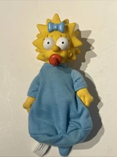 Vintage 1990 Matt Groening the Simpsons Maggie 20th Century Fox plush 7”
