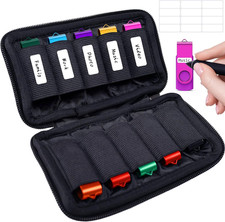 Flash Drive Case, USB Drive Holder, Storage Bag for Thumb Drive, Light Weight an