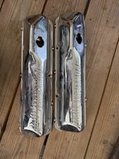 1961-76 Power By Ford Fe Oe Style Chrome Valve Covers 352 361 390 427 428 Set