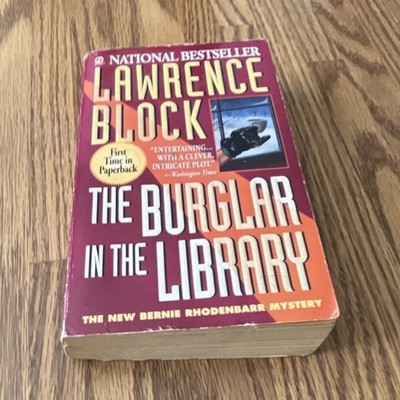 Penguin Putnam The Burglar in the Library Lawrence Block Paperback Bernie Rhode 