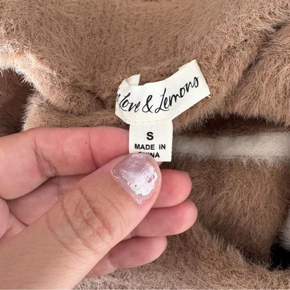 Braguita tejida a rayas marrón For Love And Lemons talla pequeña nueva sin etiquetas Foto 2 de 4