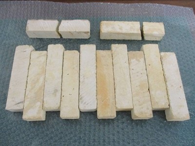 Vintage Natural Japanese Whetstone Lot of 12 Sharpening Stones 2 Broken