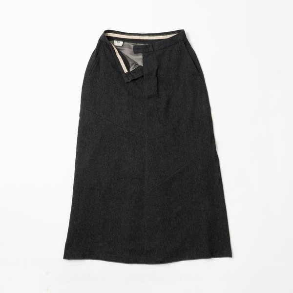 Women Dries Van Noten Skirt Grey Cotton 36 / S /