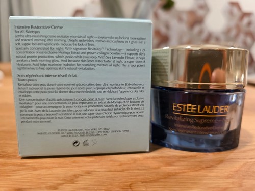 Crema Rivitalizzante Supreme + Ristrutturante Intensiva Notte (1,7 once / 50 ml): - Foto 2 di 4