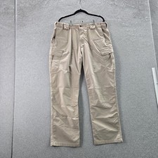 5.11 Tactical Series Men Pants 36X32 Beige Cargo Pants Ripstop 30" READ