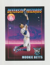 Mookie Betts Dodgers 2021 Topps Big League Defensive Wizards Baseball Card #DW-1