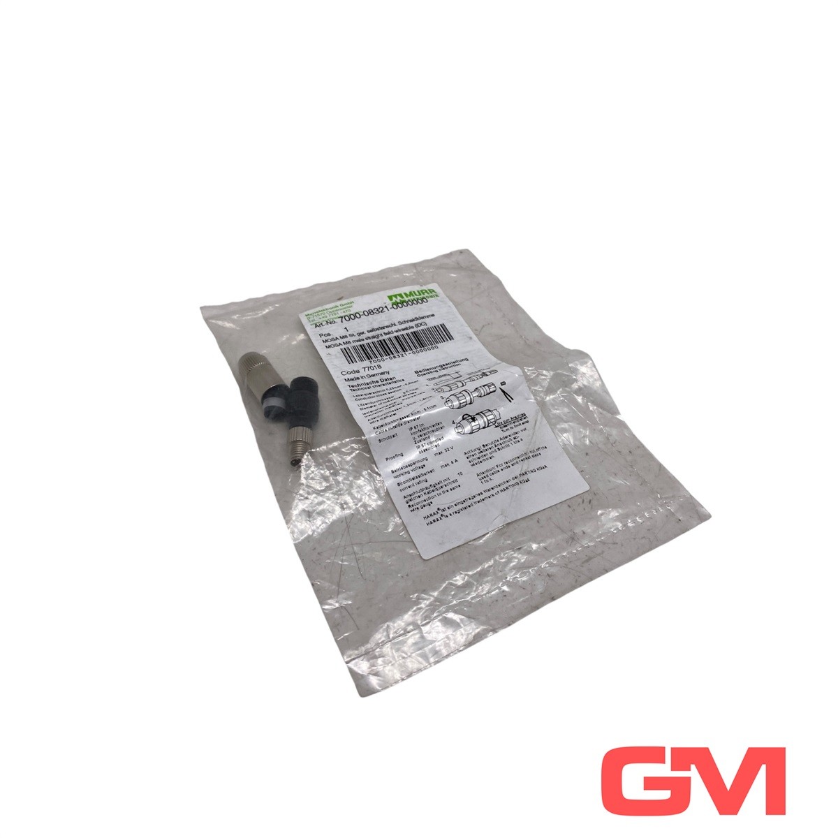 Murr Elektronik Plug 7000-08321-0000000 Connector Screw Terminal Connection