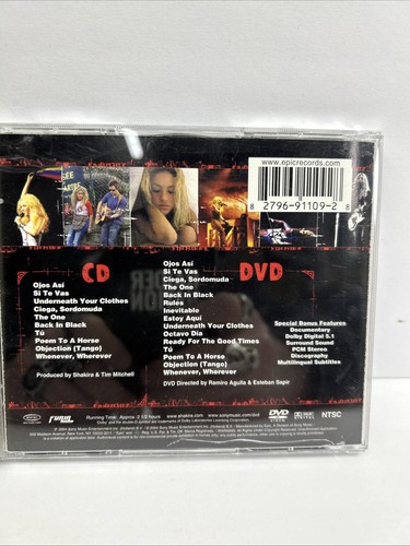 SHAKIRA CD,DVD LOT - Oral Fixation Vol. 2, LIVE Off The Record, Laundry Service - Picture 8 of 10