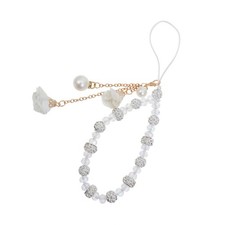 Lightweight Crystal Bracelet Wrist Strap Lanyard for Cellphone Camera Id Cards