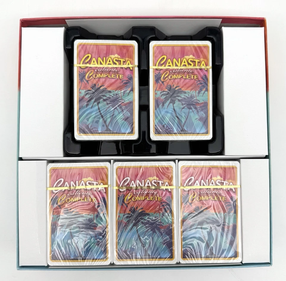 NOB Canasta Caliente Complete 5 Decks Winning Moves Card Games Hand & Foot Samba - Image 4 of 4
