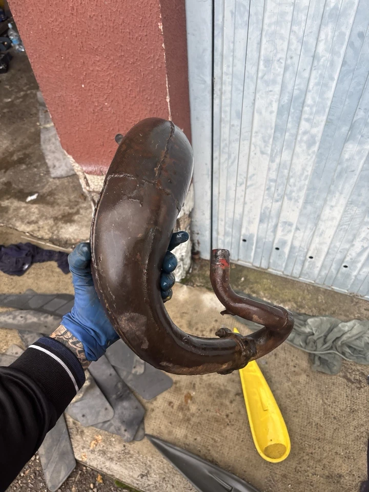 Scarico Hm 50 Originale Polmone Marmitta Pancia Am6 Am5 50cc - Immagine 2 di 4