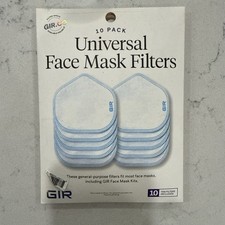 Bulk Lot of 60- 10/per pack Universal White Disposable Mask Filter Inserts