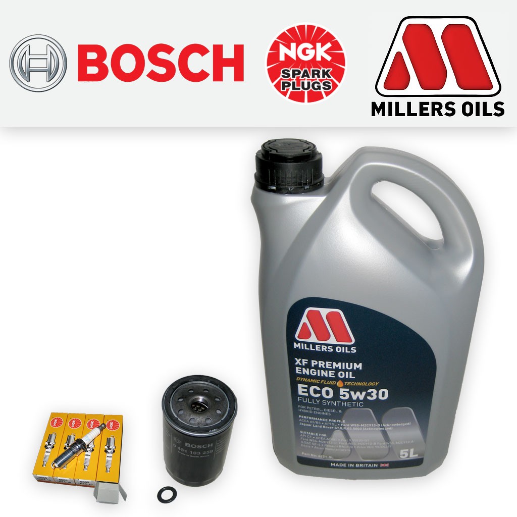 SERVICE KIT for FORD FOCUS MK1 1.6 PETROL OIL FILTER PLUGS +OIL (1998-2004)