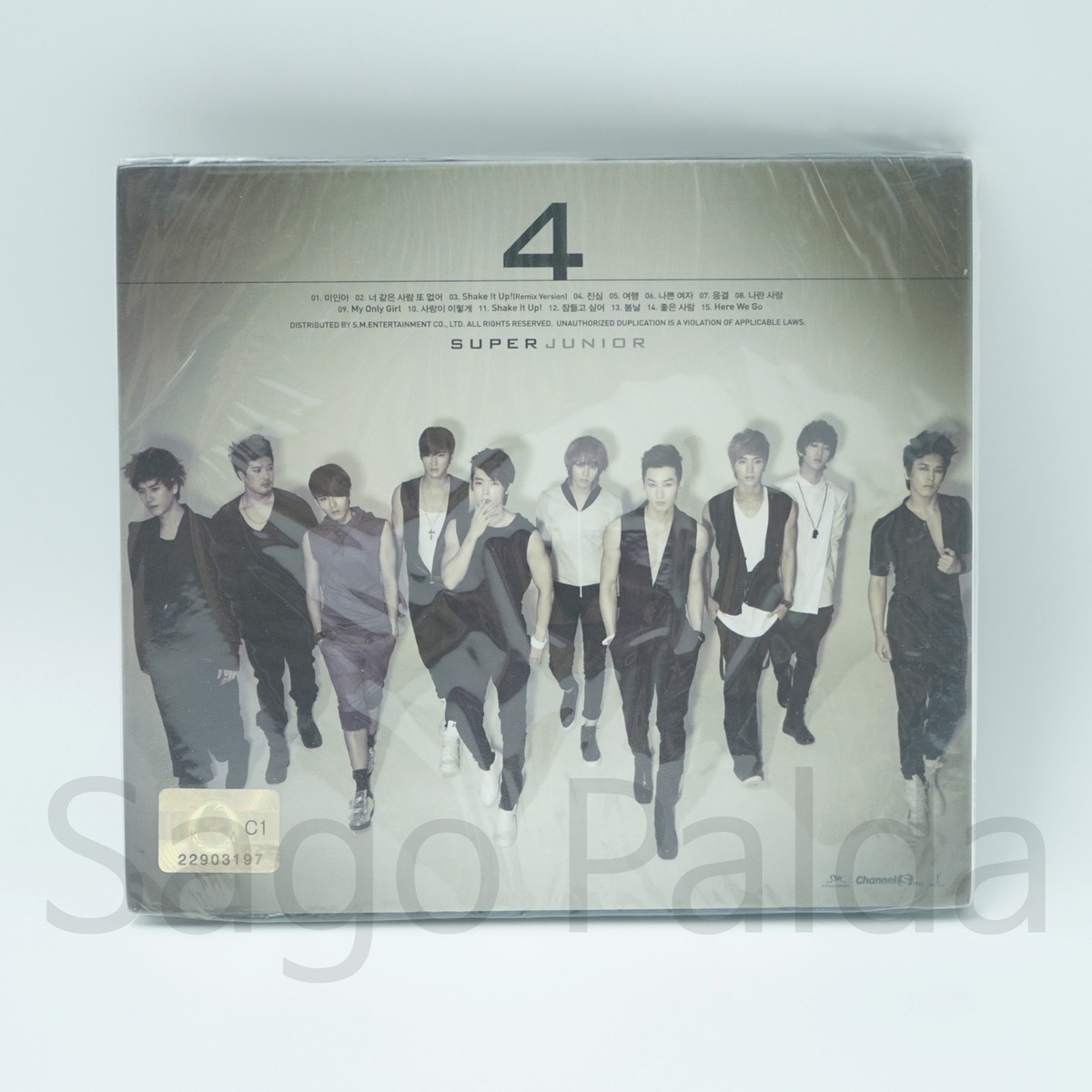 New Sealed Super Junior Bonamana 미인아 - 4th Repackage Album CD