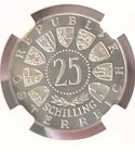 Austria 1961 25 Shillings Burgenland NGC PF65 Frosted Cameo Mtg 1,000 Rare  LJ — photo 8