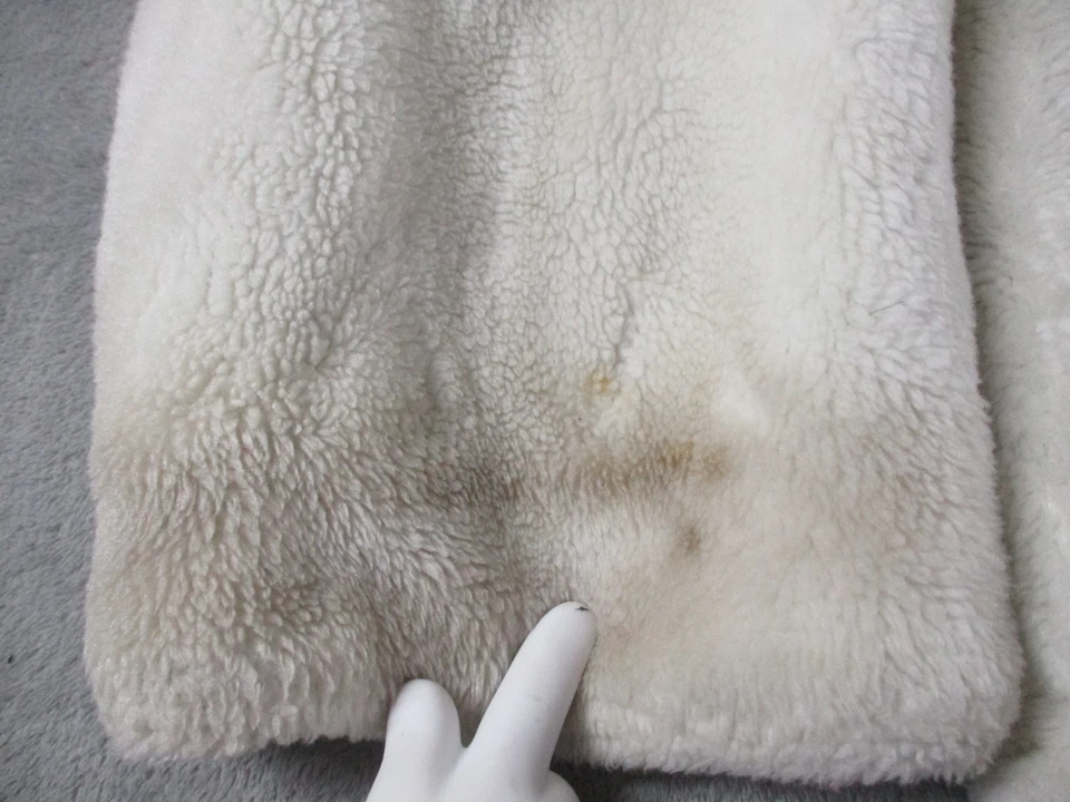 Chaqueta polar Denali reversible mediana montaña unisex con capucha azul blanco EE. UU. DE COLECCIÓN Foto 3 de 4