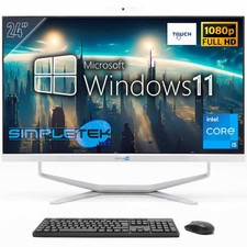 PC ALL IN ONE AIO 24" FHD TOUCHSCREEN WINDOWS 11 i5 16GB 480GB FIXED WEBCAM 2K