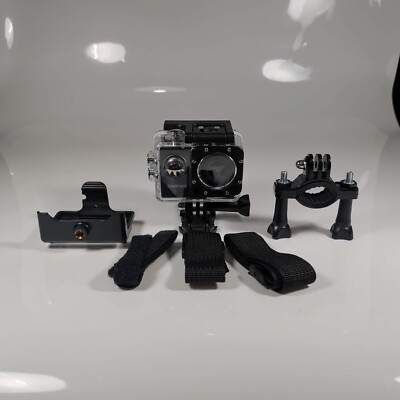 Goodmans Action Cam 330377 Full HD Waterproof Camera with Accessories Kit